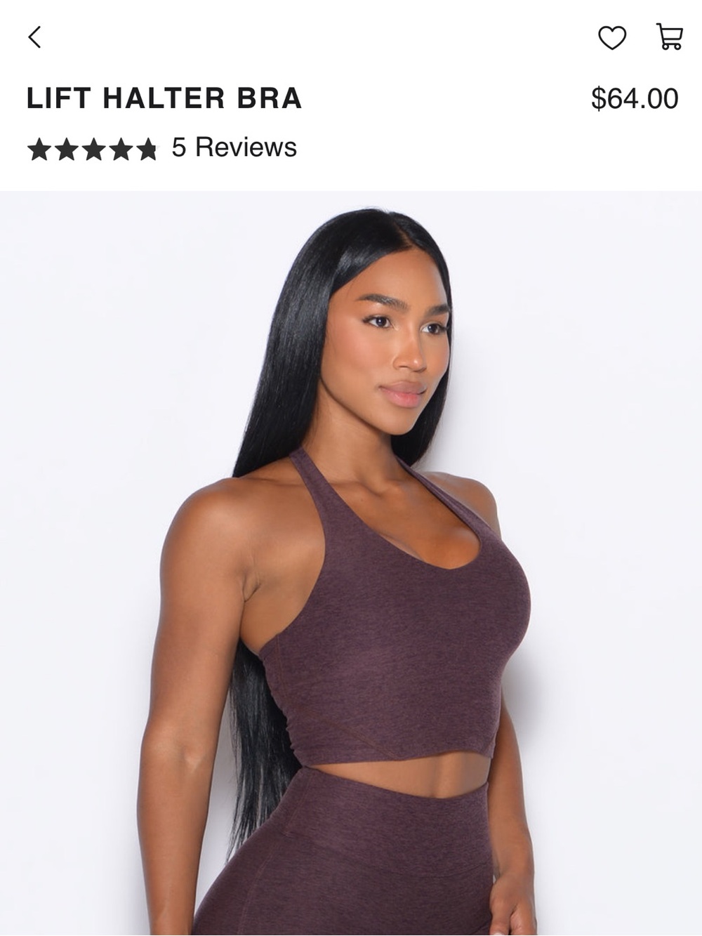 Bombshell sportswear Lift Halter Bra